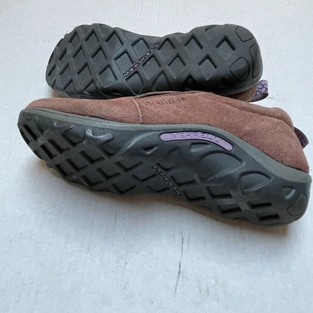 Merrell Jungle Moc Kids Slip On Loafer Shoes Size‎ 5.5 Huckleberry Outdoor